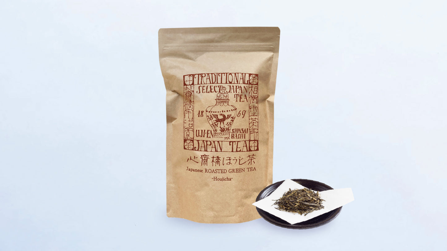 【ほうじ茶】心斎橋 スタンド袋入り (300g)